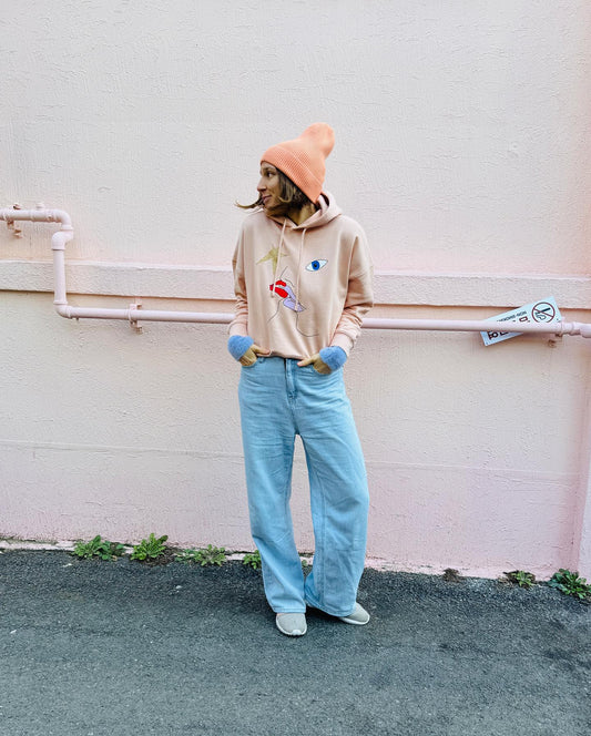 Hoodie Lovers Magic peach