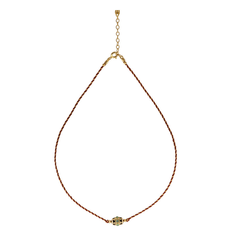 Collier cordon Havana bicolor