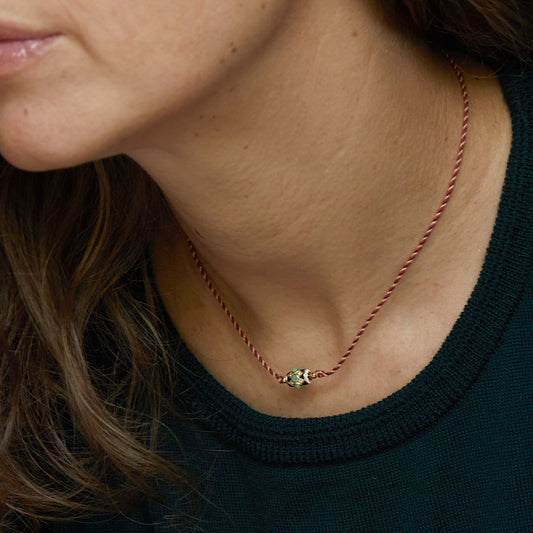 Collier cordon Havana bicolor