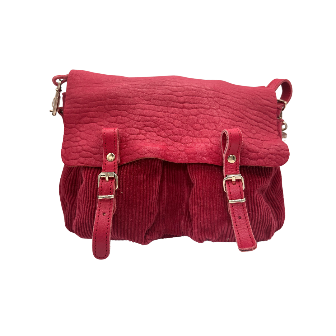 Sac Mini Maths Velours Rose & Berry