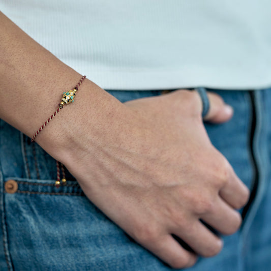 Bracelet cordon Havana bicolor