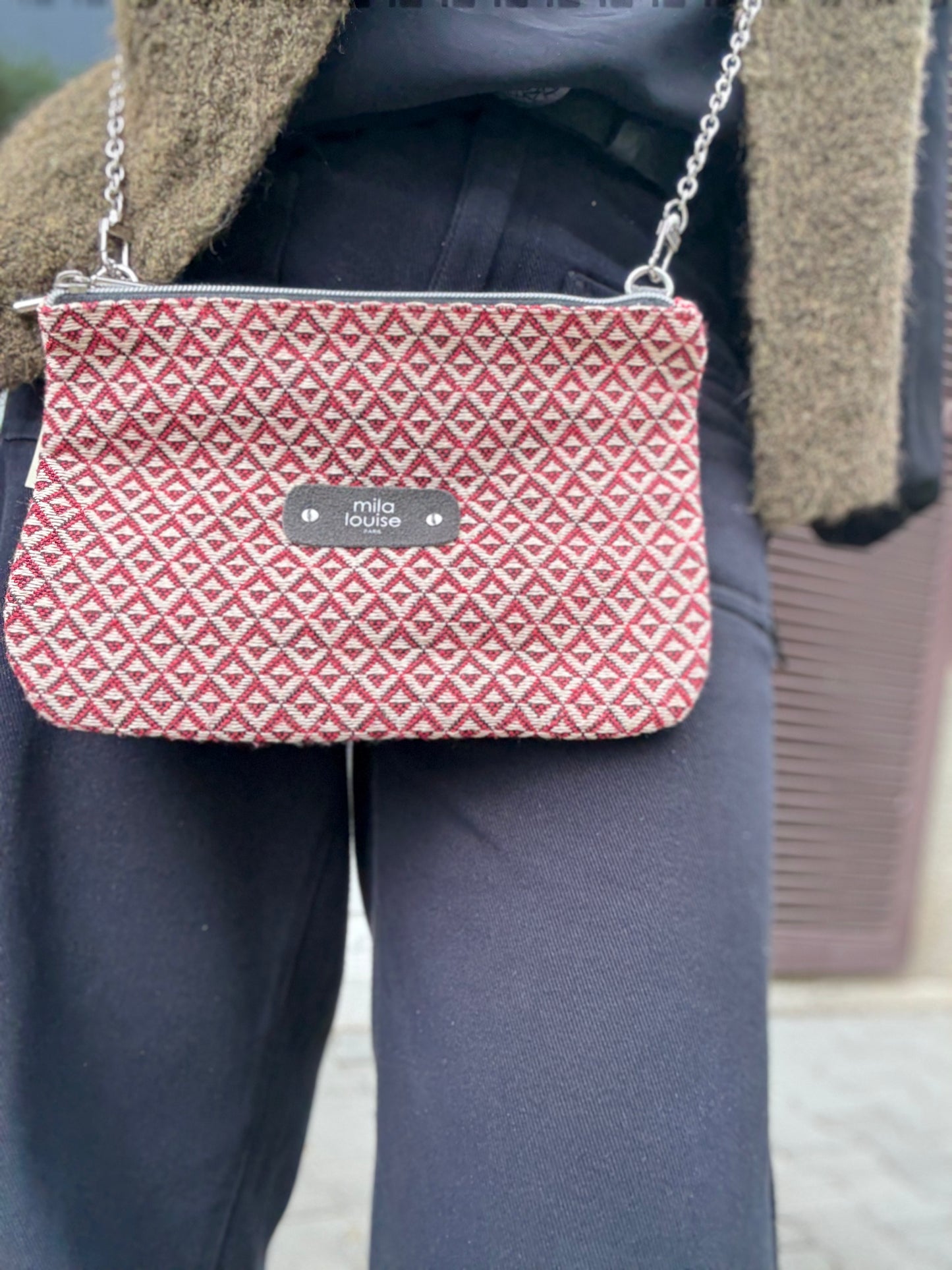 Pochette Natasha Géométrique