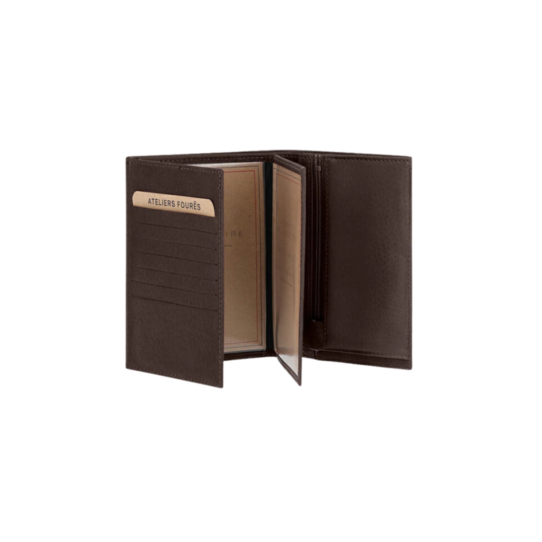 Portefeuille Double Rabat Prométhée existe en 2 couleurs