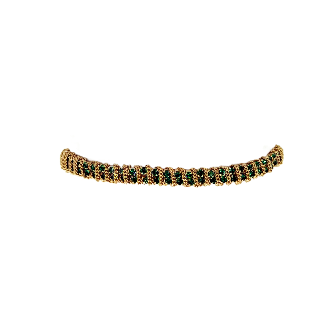 Bracelet Jacky or (disponible en plusieurs couleurs)