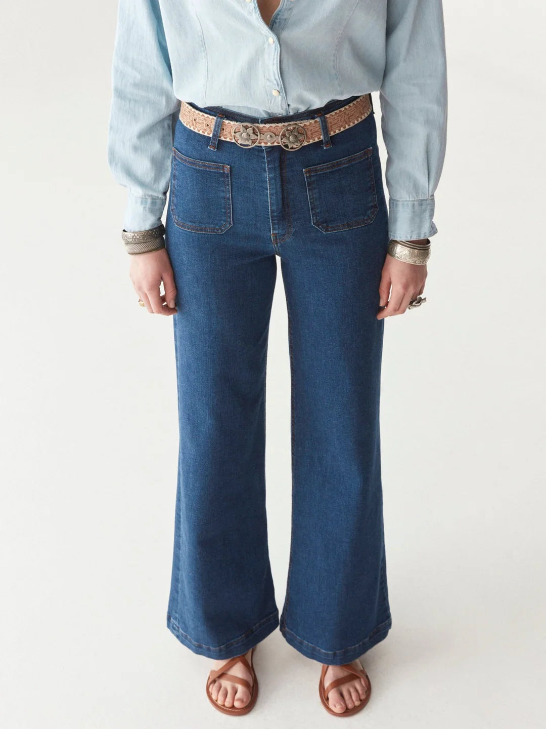 Pantalon Edna - Blue denim
