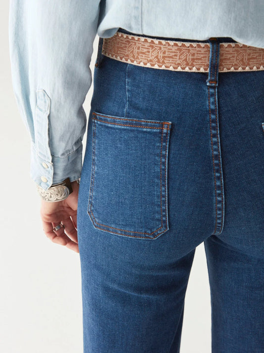 Pantalon Edna - Blue denim