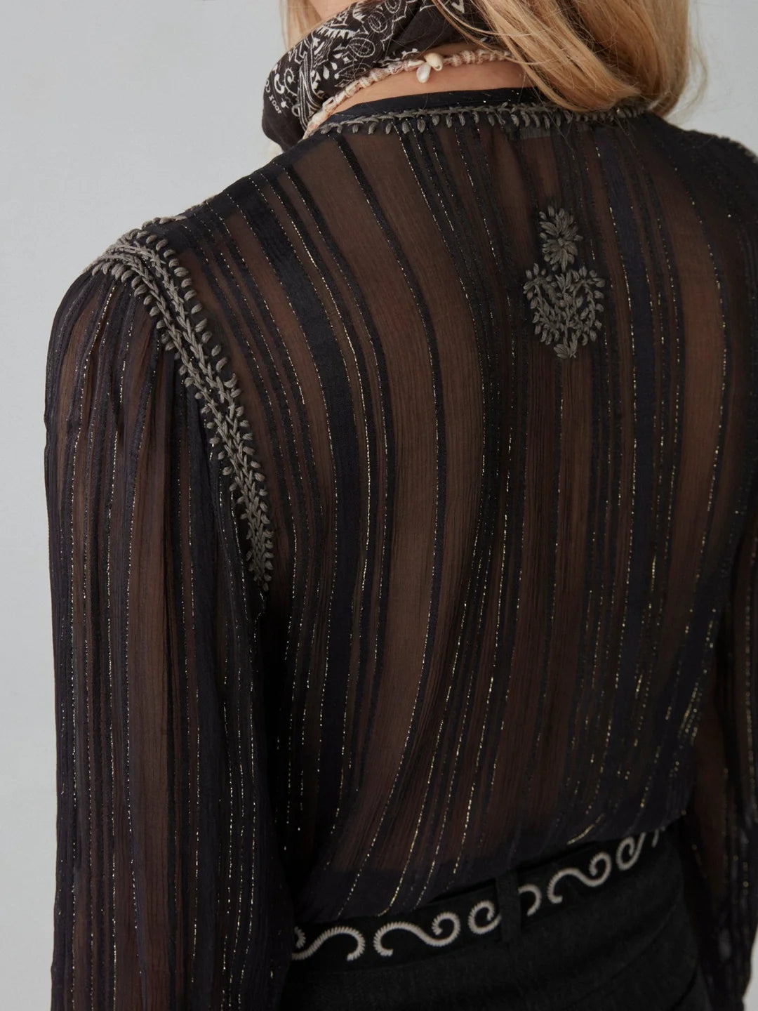 Blouse Kate - Dark lurex