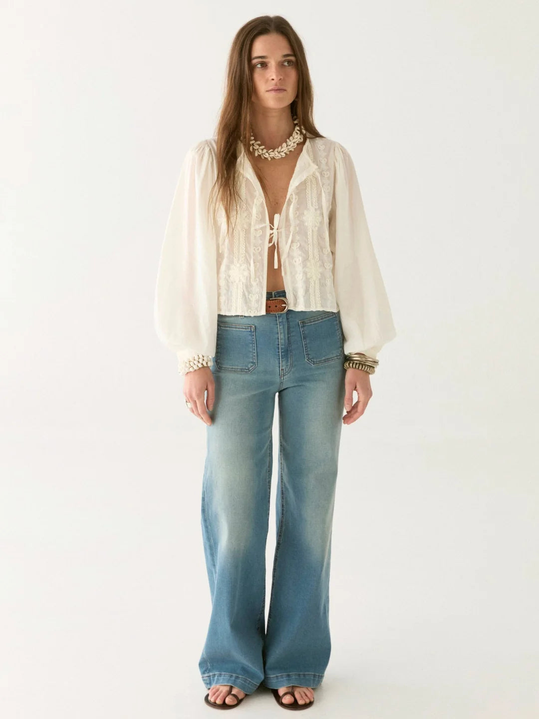 Blouse Ludovica - Pearl