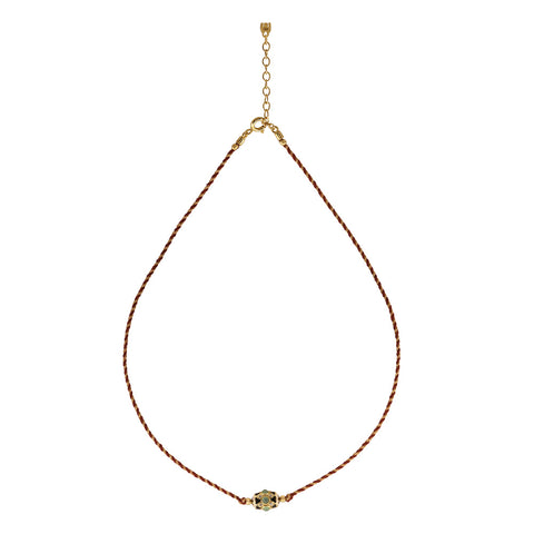 Collier cordon Havana bicolor