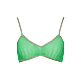 Georgia I Brassière Green Stripes