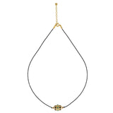 Collier cordon Havana noir