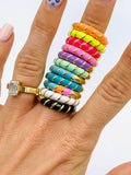 Bague Rainbow I S (disponible en plusieurs coloris)