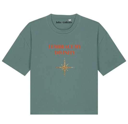 Tee Shirt I Embrace My Divinity existe en 3 couleurs