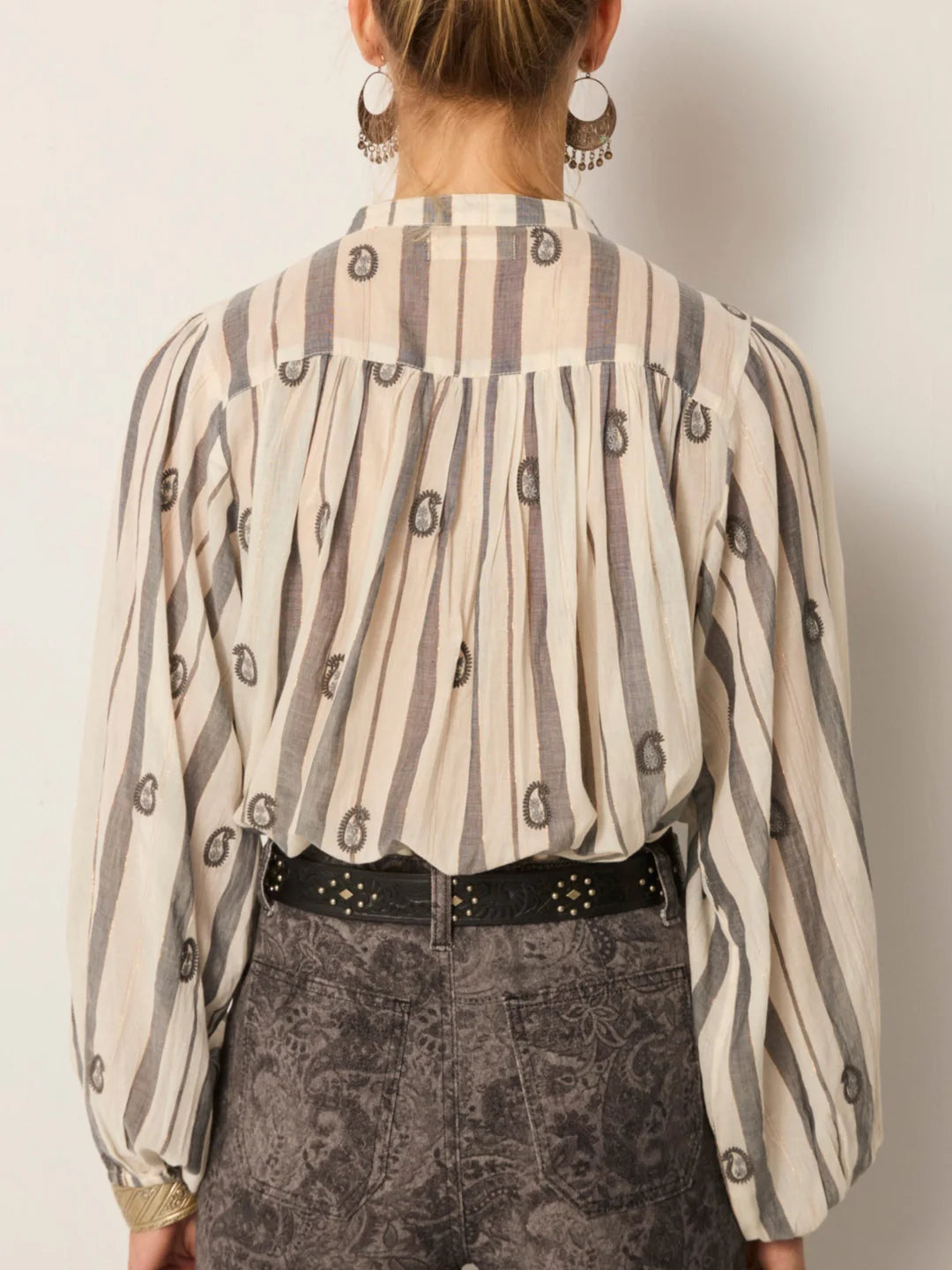 Blouse Perla - Ivory Paisley