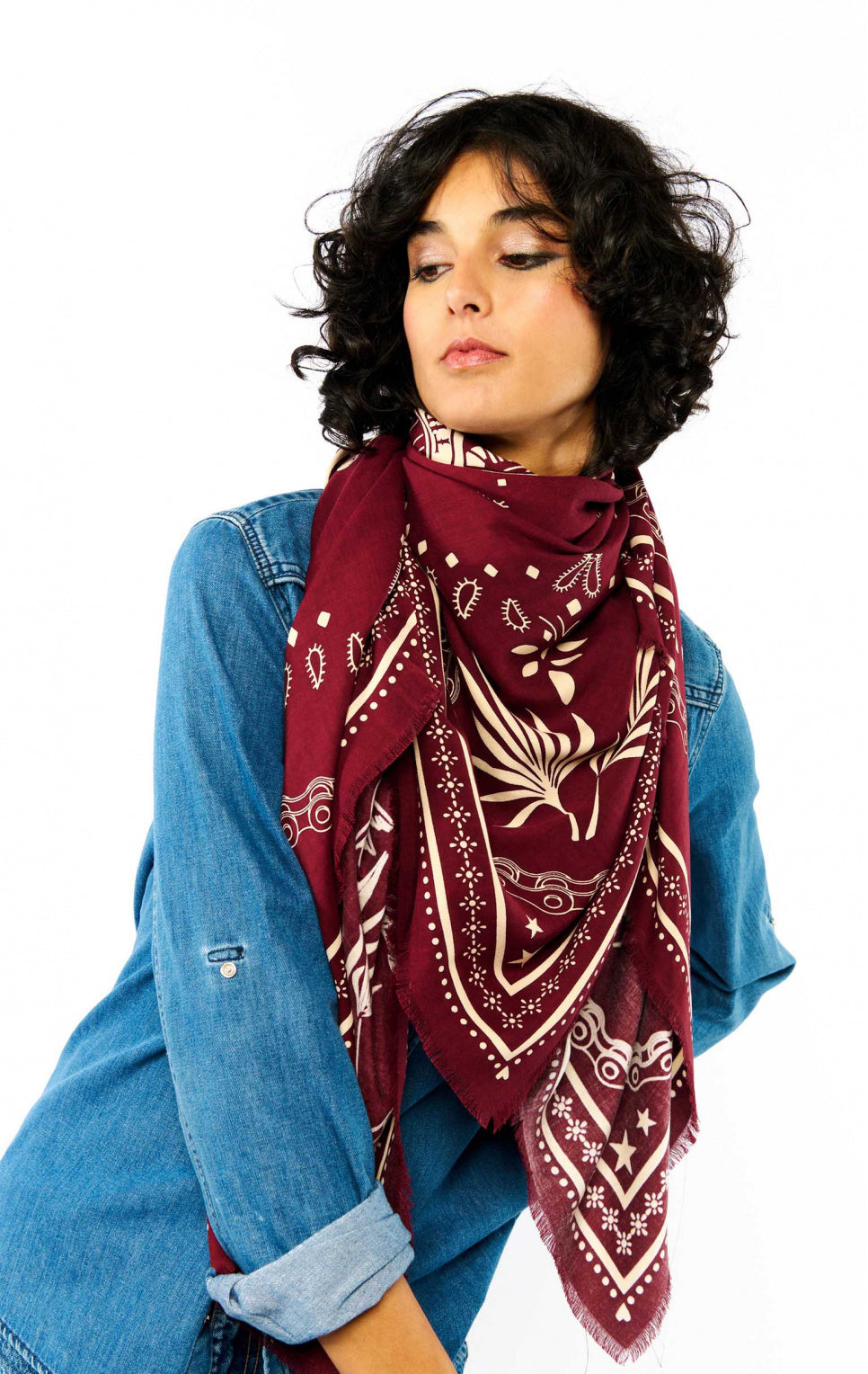 Foulard "Bandana" (disponible en plusieurs couleurs)