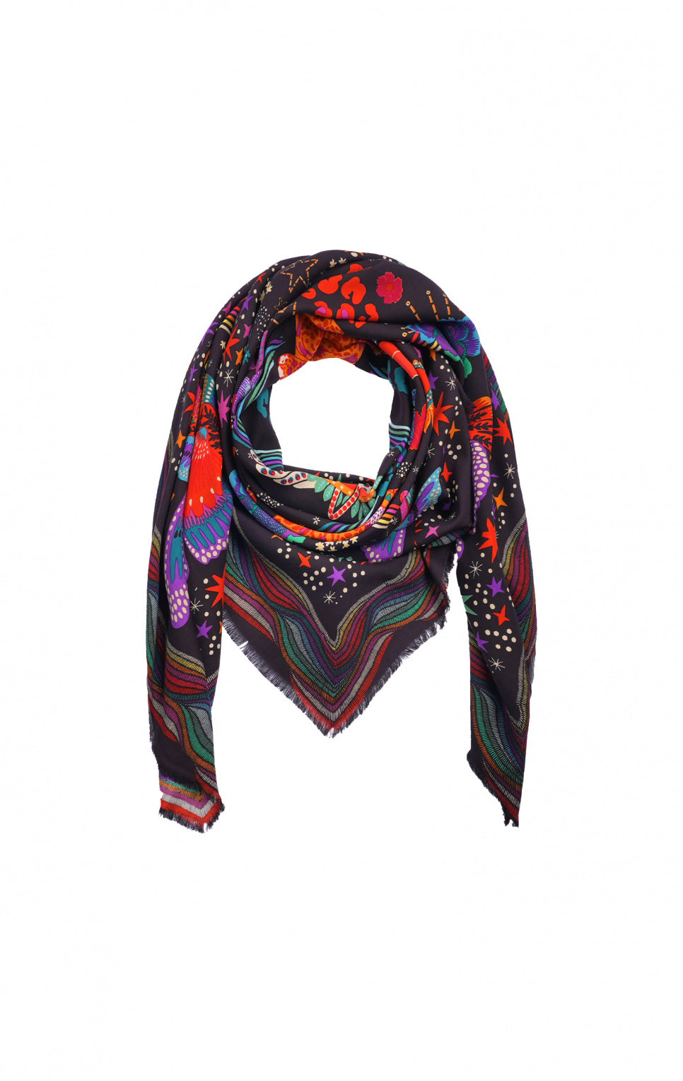 Foulard "Crazy world" (disponible en plusieurs couleurs)