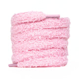 Lacets plat peluche (disponible en plusieurs couleurs)