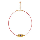 Collier cordon Rakhi 1 Lapis lazzuli